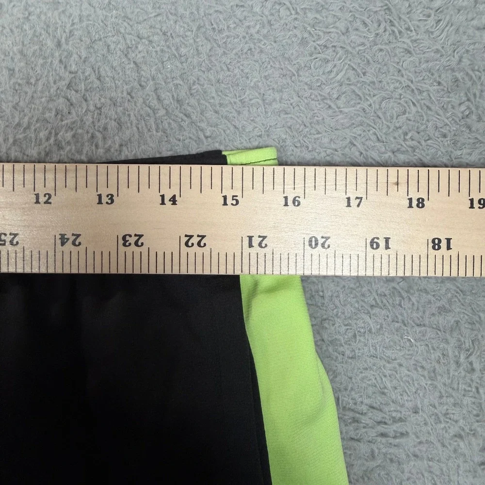 Under Armour Boys YXL Black‎ Neon Yellow Stripe Loose Fit Athletic Track Pants